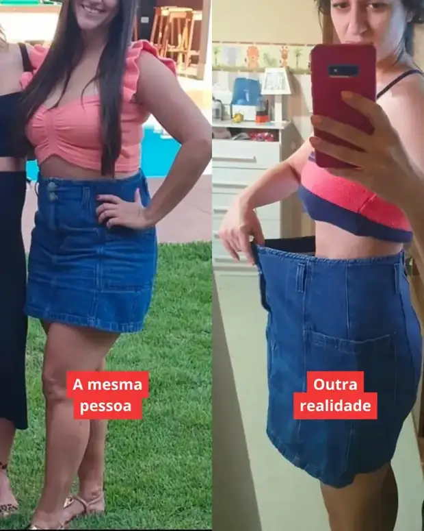 Transformação de aluna VO2 — antes e depois